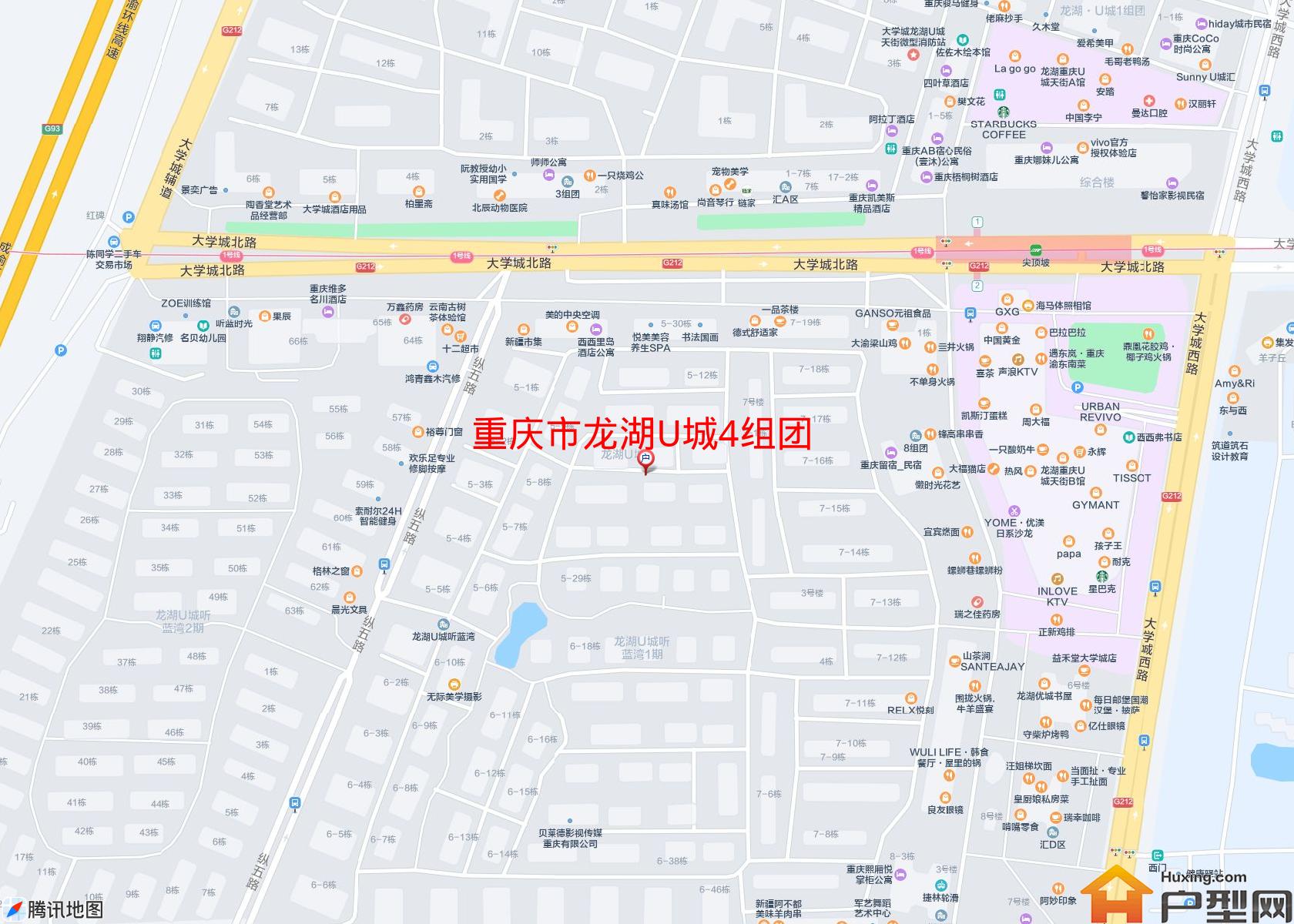 龙湖U城4组团小区 - 户型网