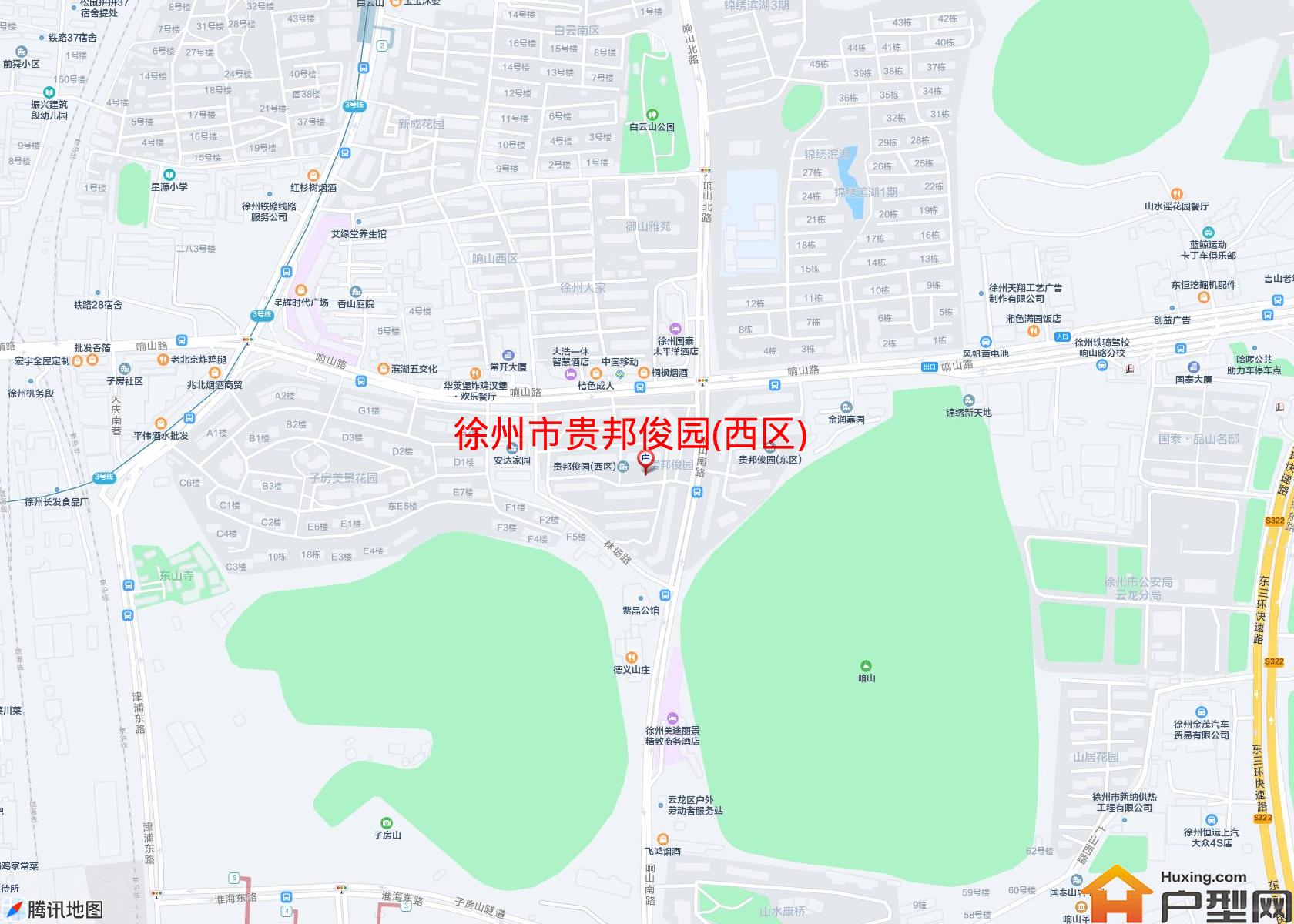 贵邦俊园(西区)小区 - 户型网