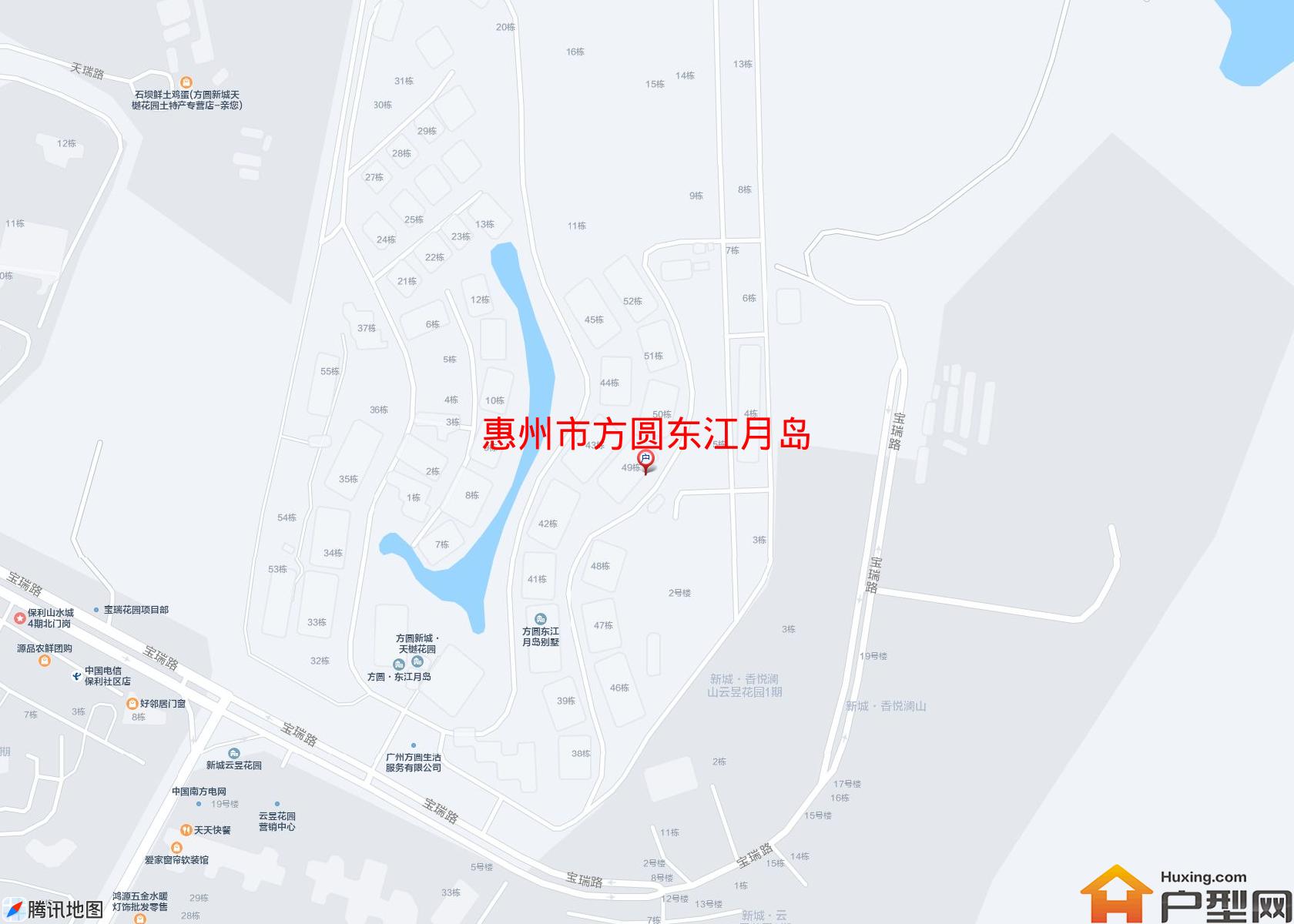 方圆东江月岛小区 - 户型网