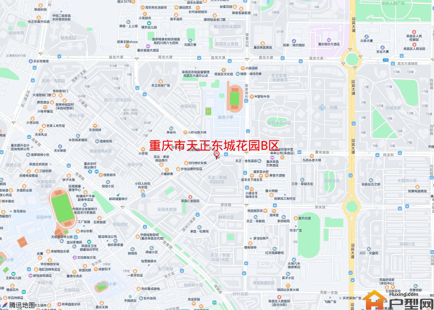 天正东城花园B区小区 - 户型网