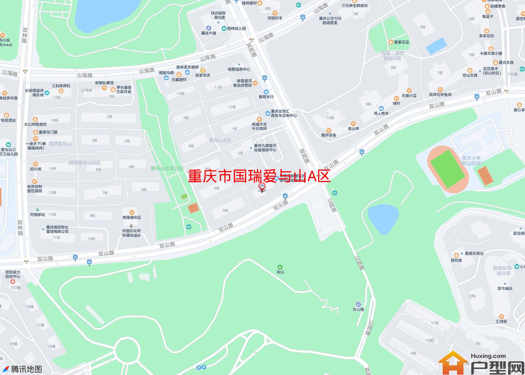 国瑞爱与山A区小区 - 户型网