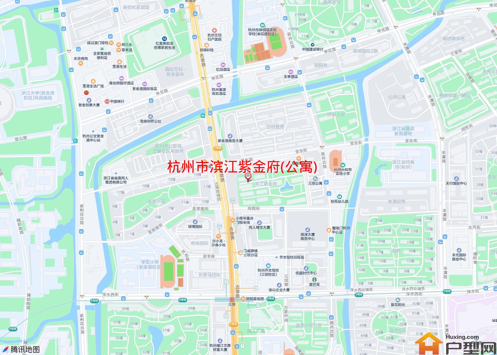 滨江紫金府(公寓)小区 - 户型网