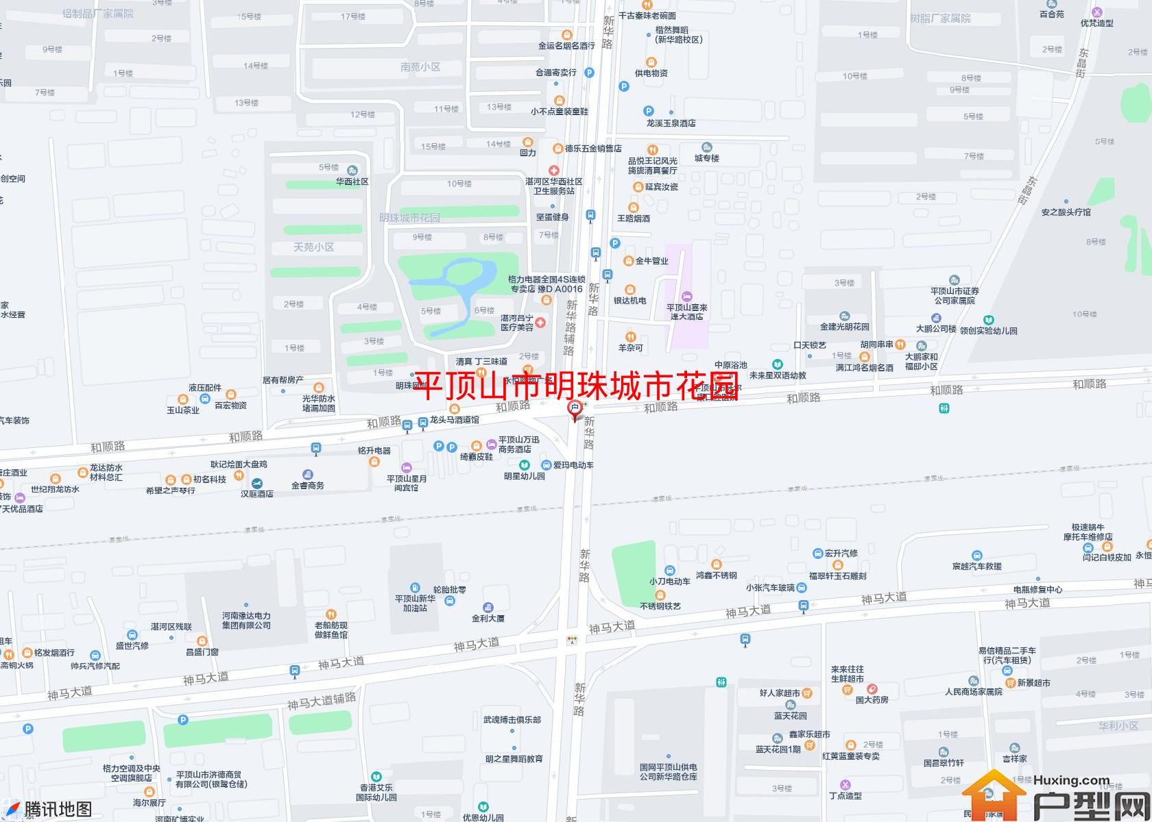 明珠城市花园小区 - 户型网