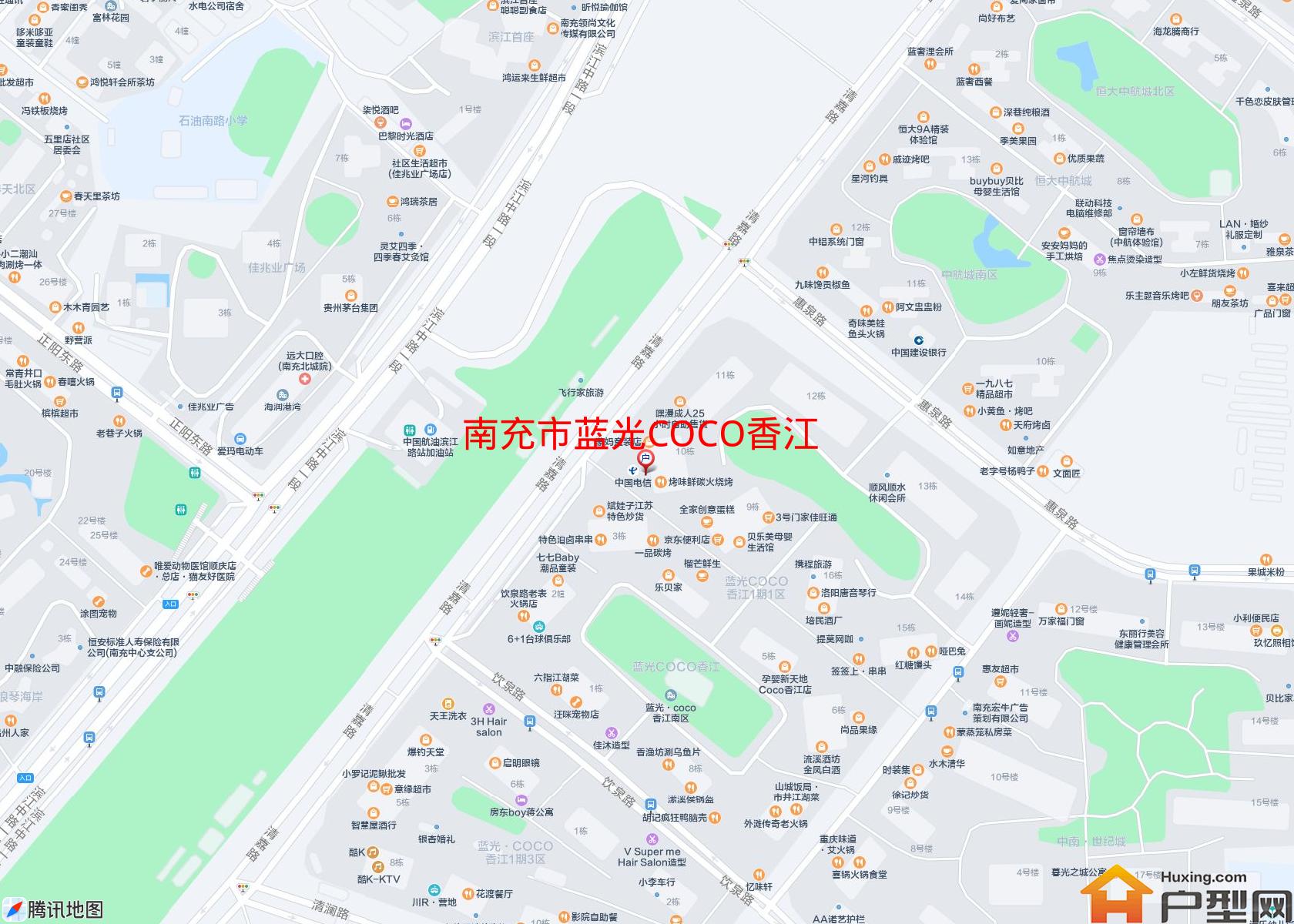 蓝光COCO香江小区 - 户型网
