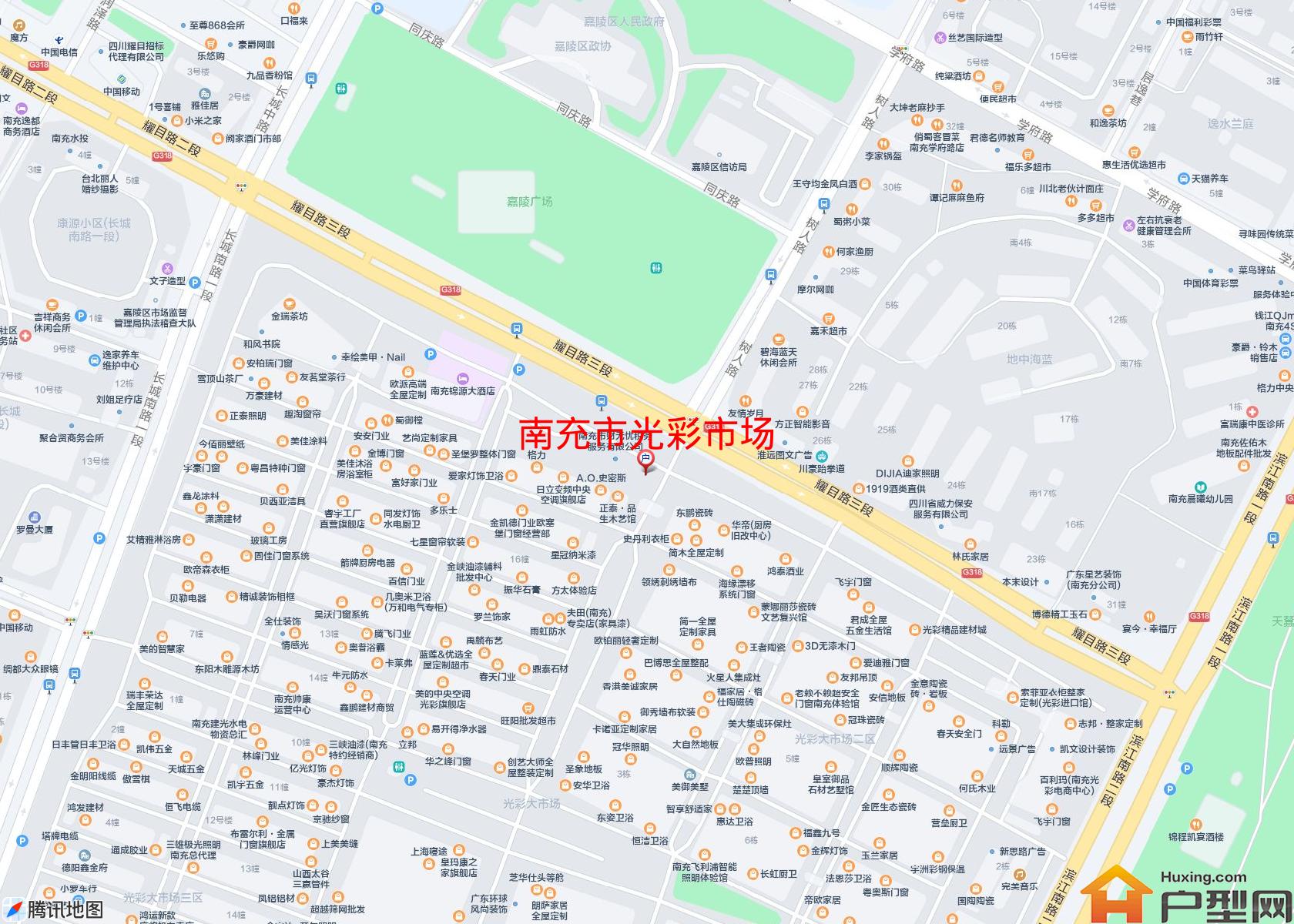 光彩市场小区 - 户型网