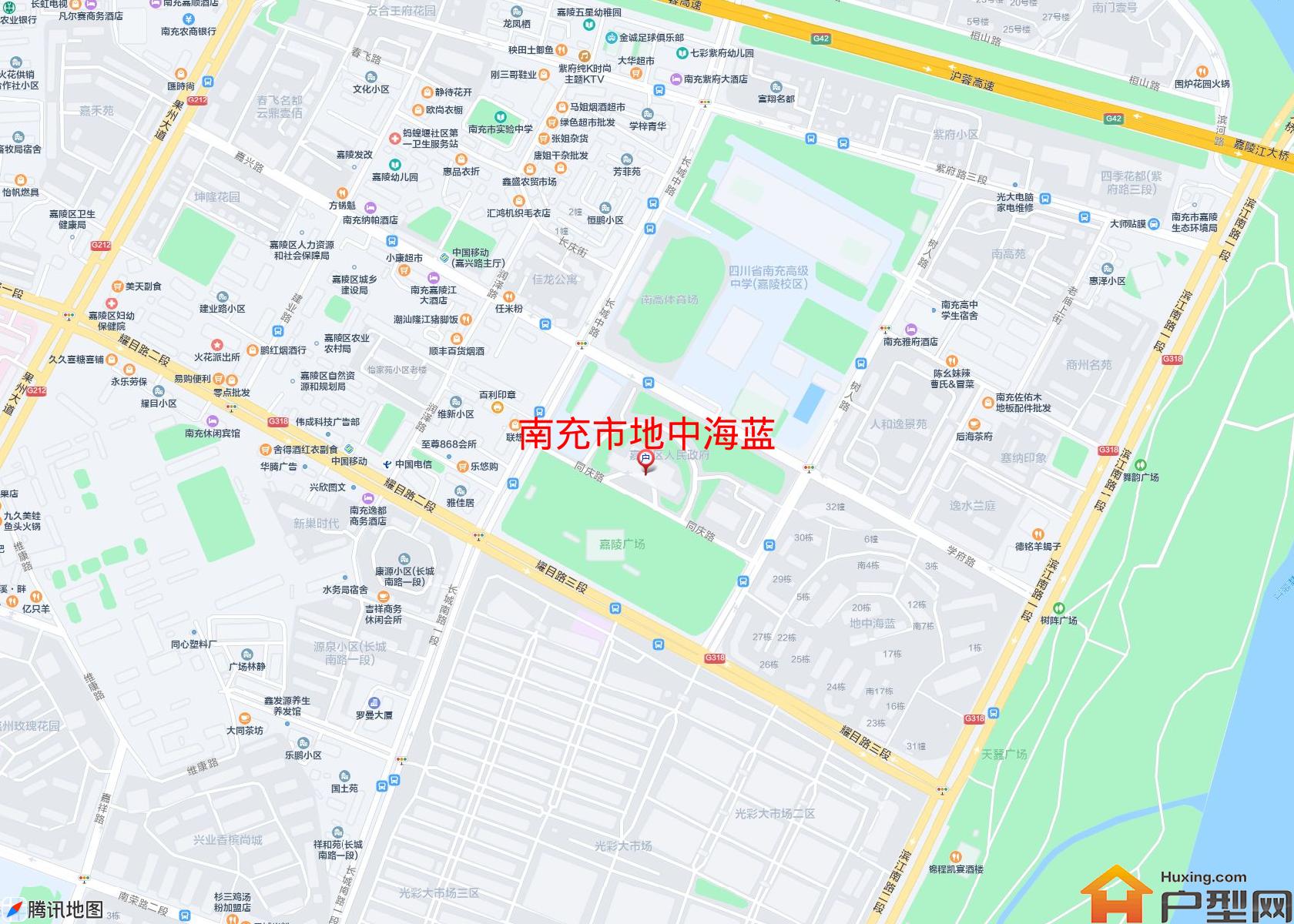 地中海蓝小区 - 户型网