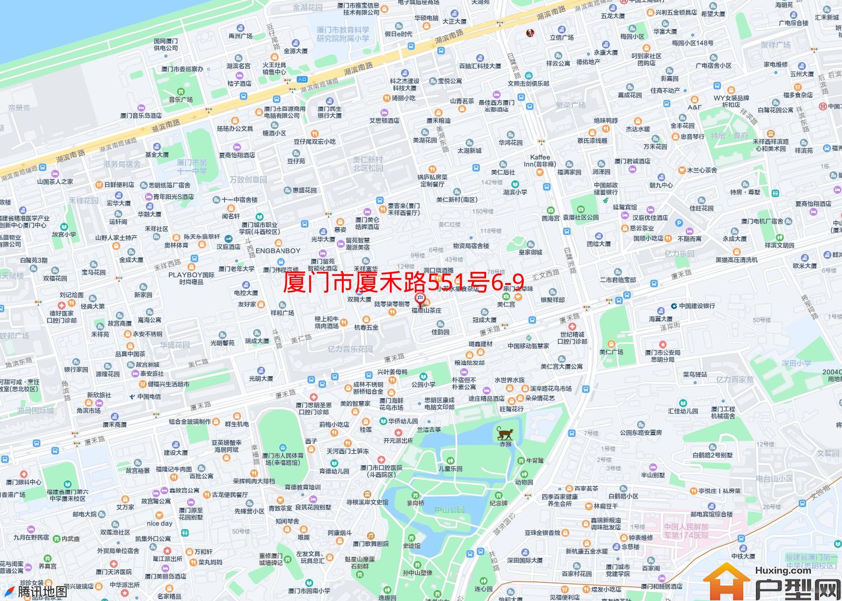 厦禾路551号6-9号小区 - 户型网