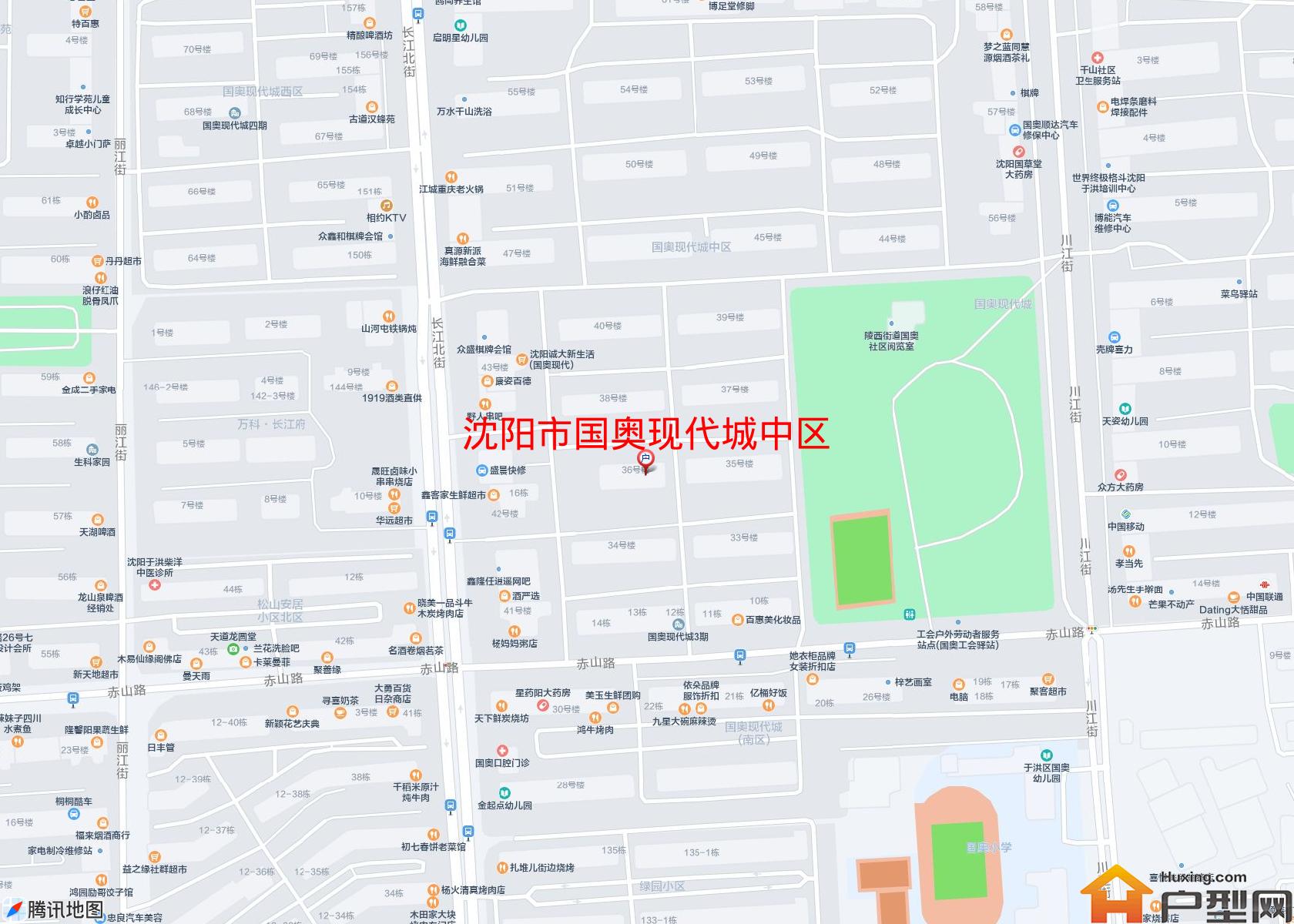 国奥现代城中区小区 - 户型网