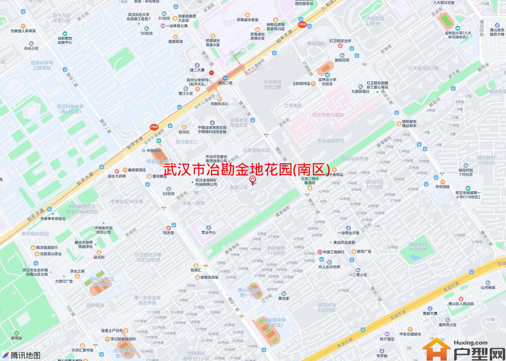 冶勘金地花园(南区)小区 - 户型网