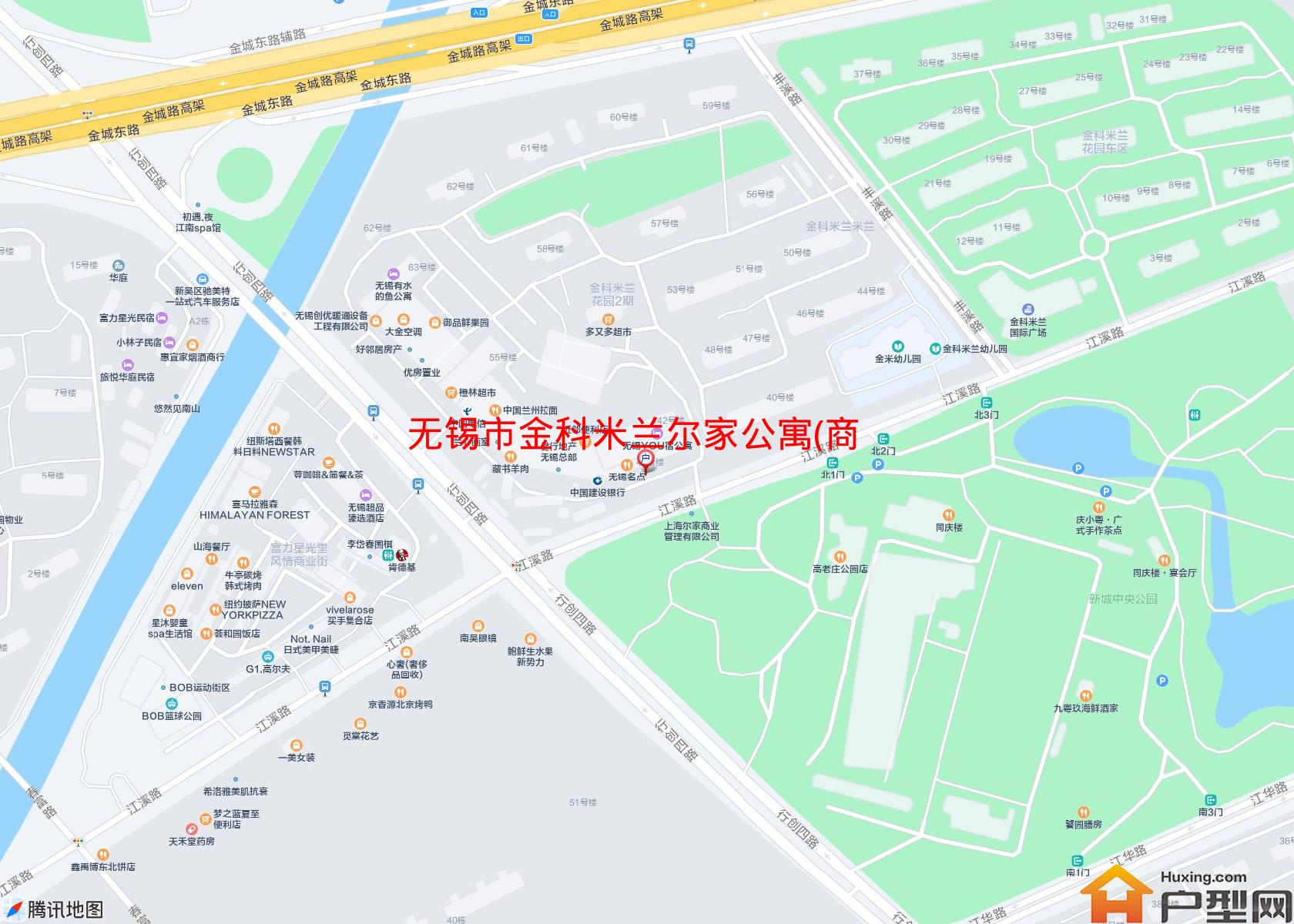 金科米兰尔家公寓(商住楼)小区 - 户型网