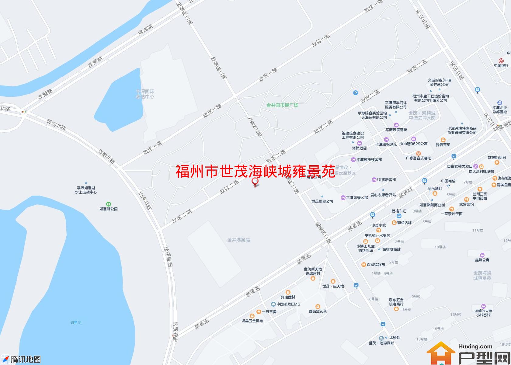 世茂海峡城雍景苑小区 - 户型网
