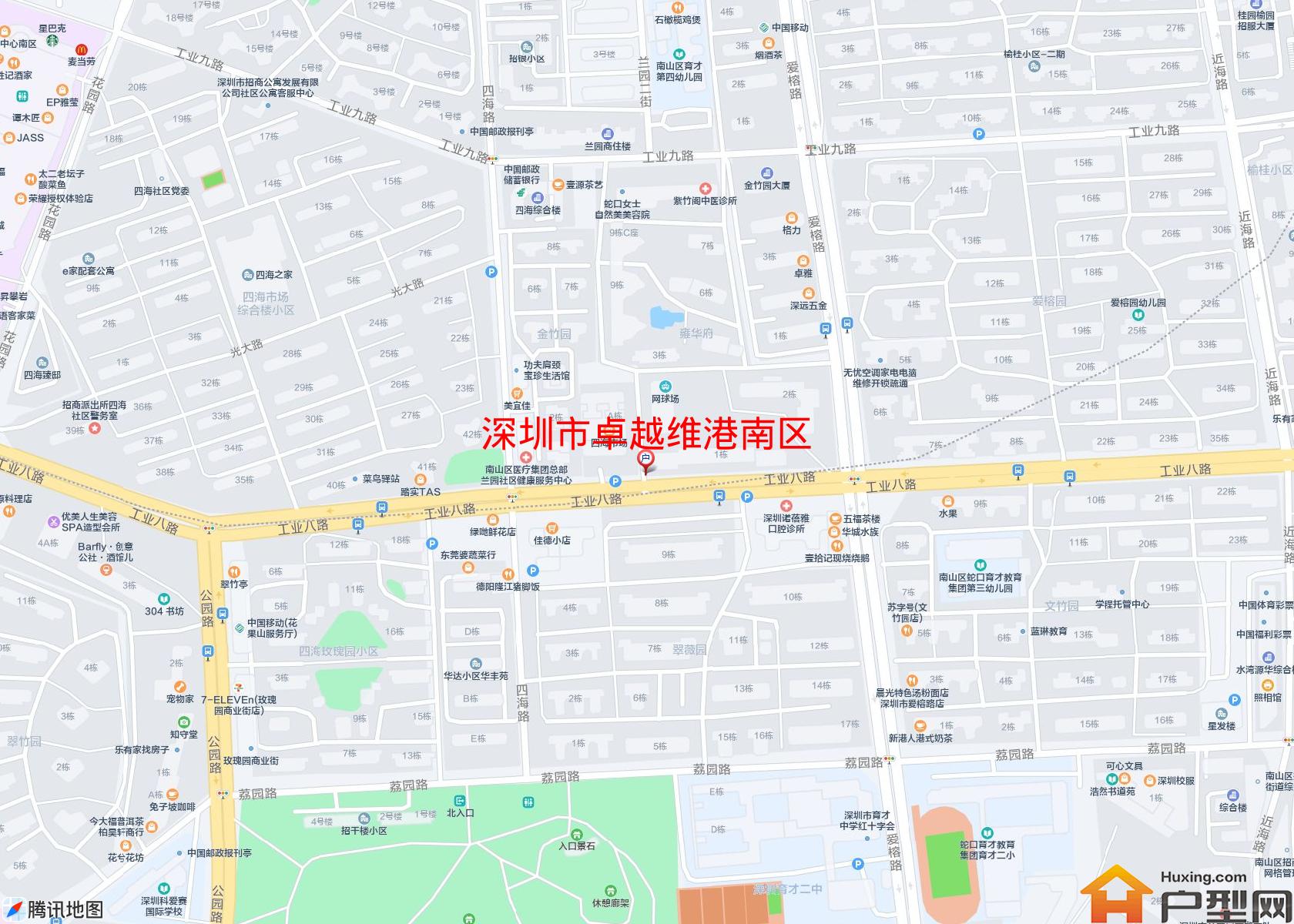 卓越维港南区小区 - 户型网