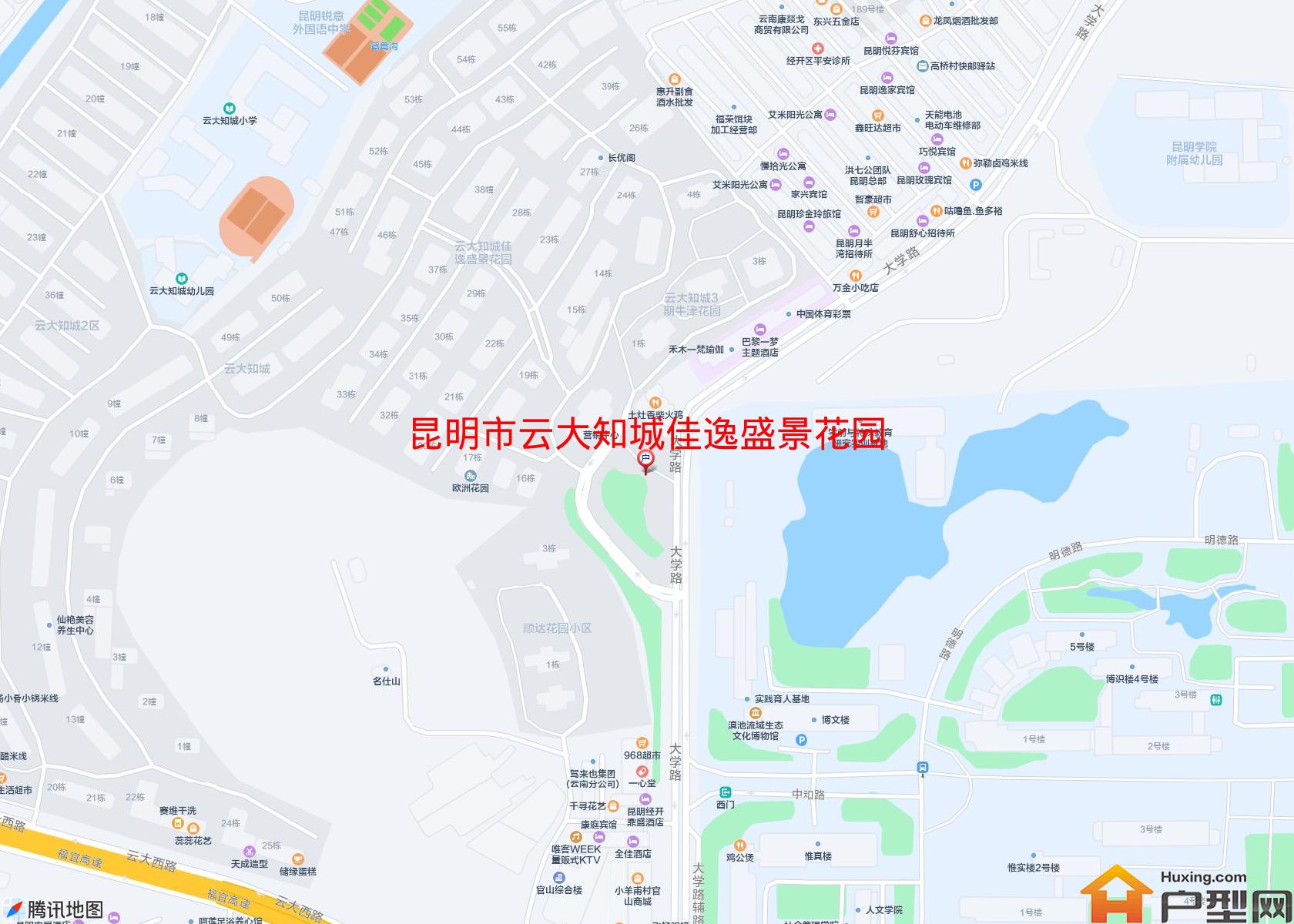 云大知城佳逸盛景花园小区 - 户型网