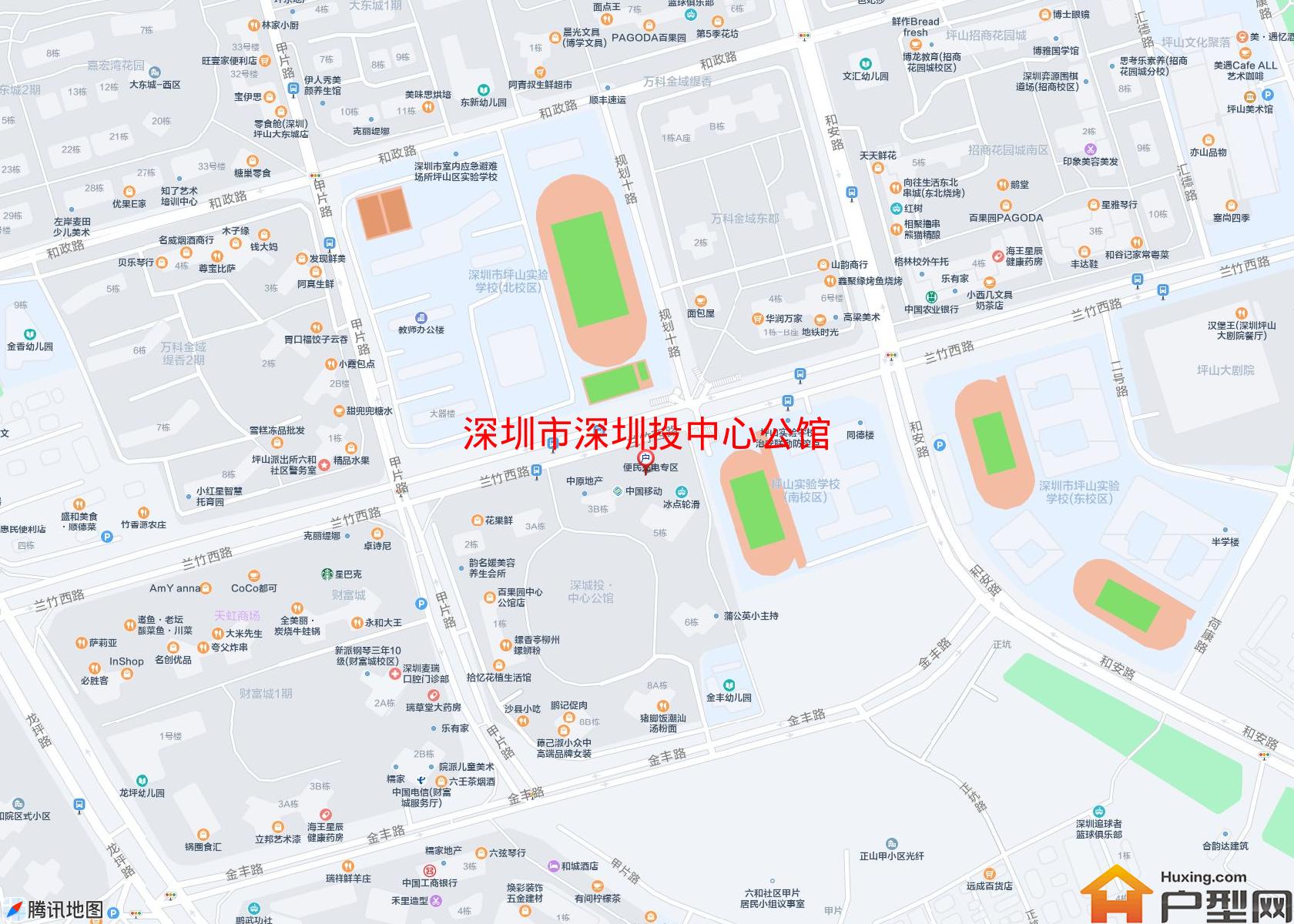 深圳投中心公馆小区 - 户型网