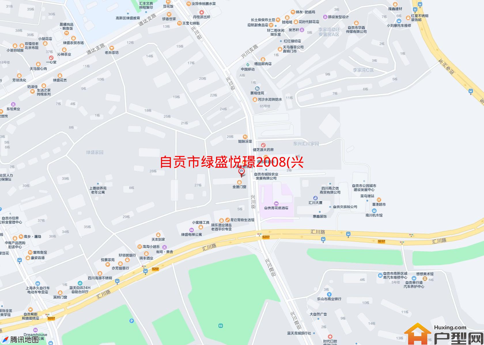 绿盛悦璟2008(兴川街)小区 - 户型网
