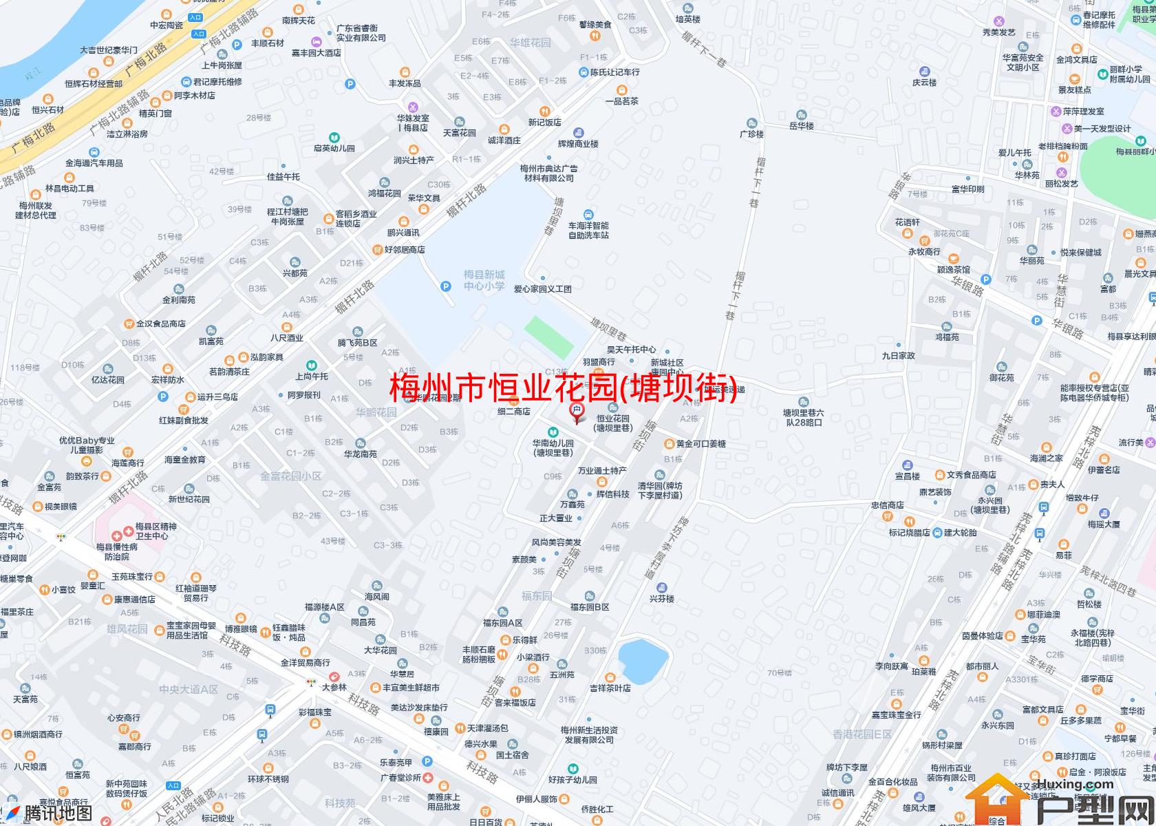 恒业花园(塘坝街)小区 - 户型网