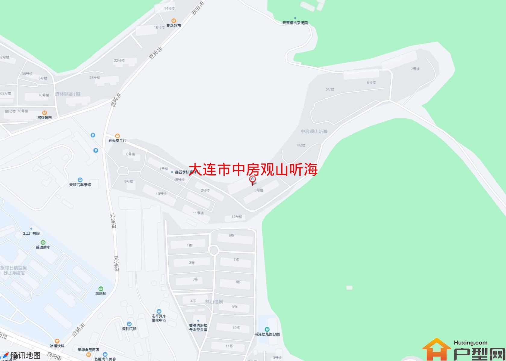中房观山听海小区 - 户型网