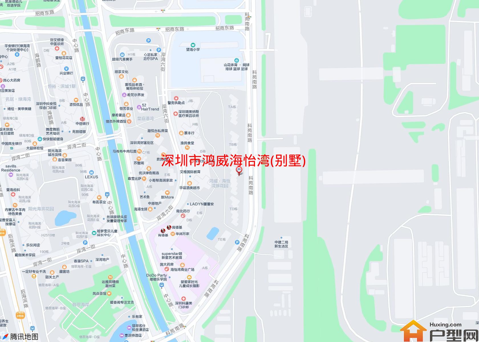 鸿威海怡湾(别墅)小区 - 户型网