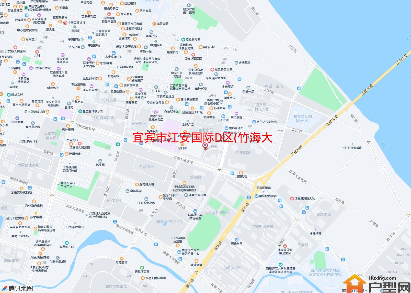 江安国际D区(竹海大道东段320号)小区 - 户型网