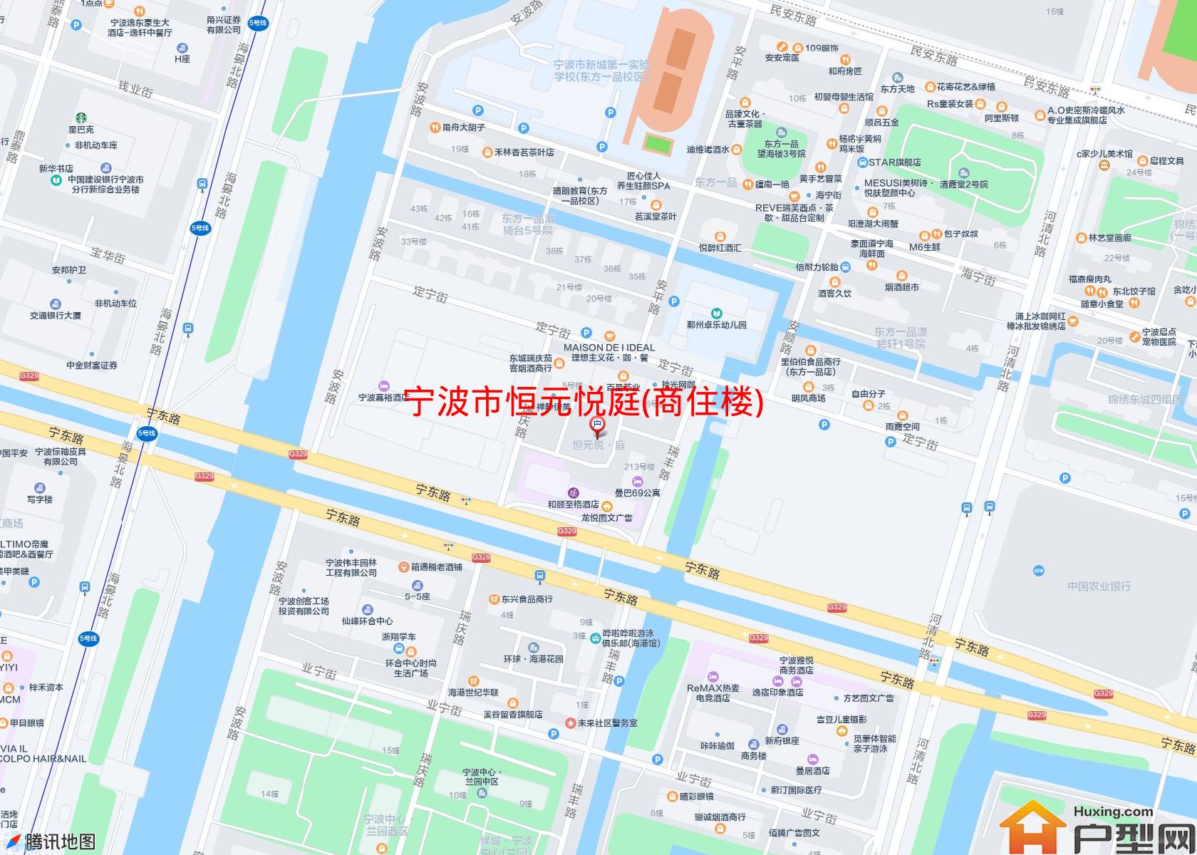 恒元悦庭(商住楼)小区 - 户型网