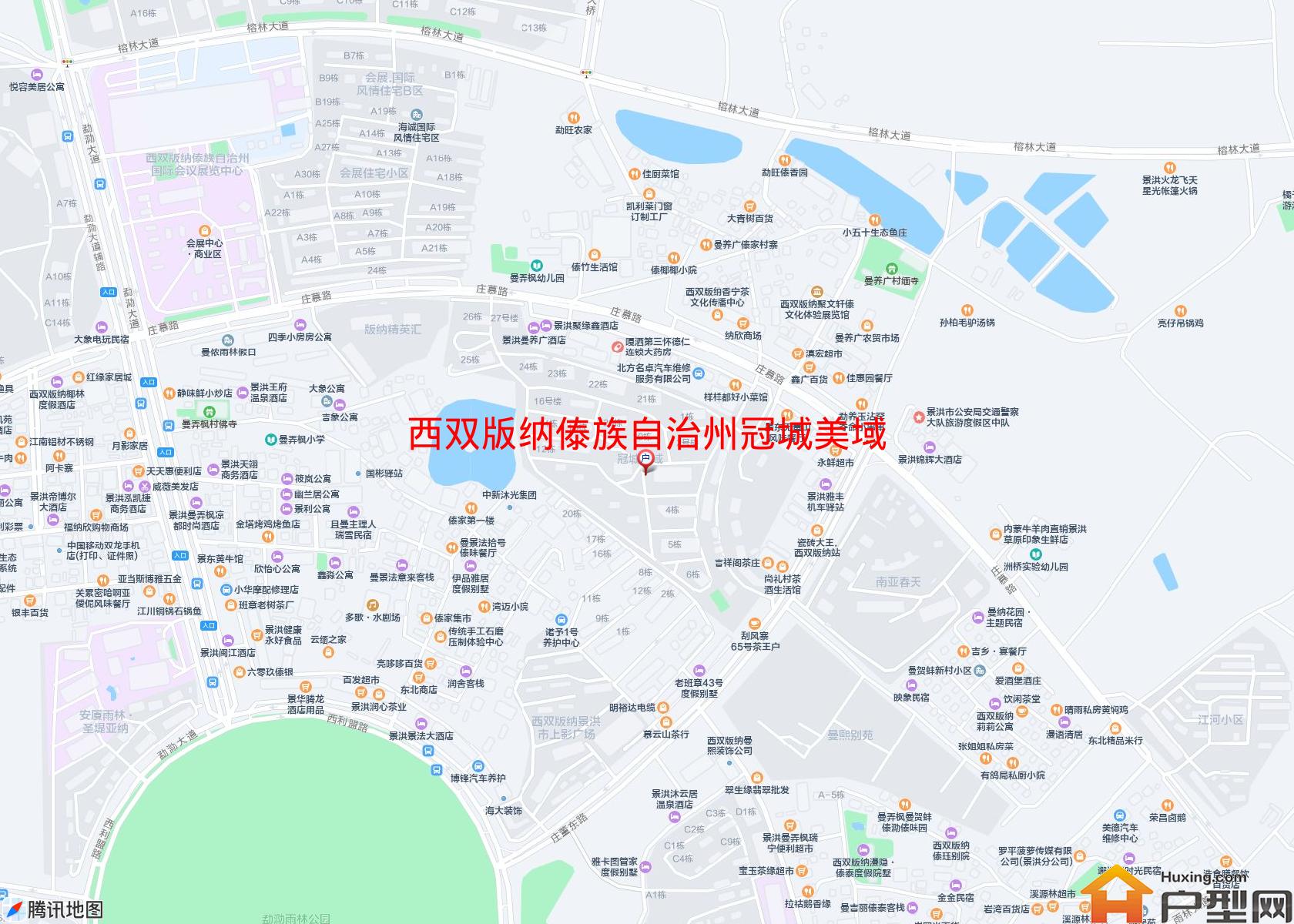 冠城美域(曼弄枫3号)小区 - 户型网