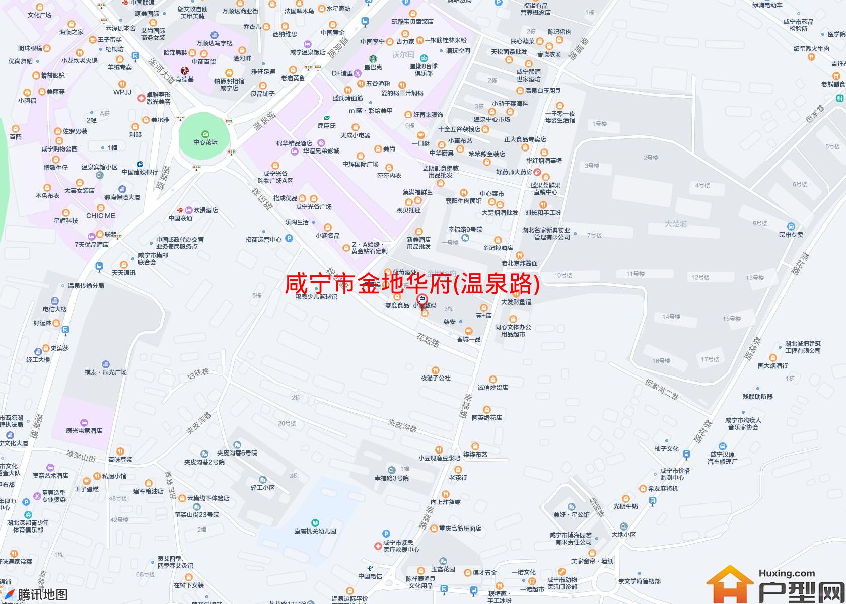 金地华府(温泉路)小区 - 户型网