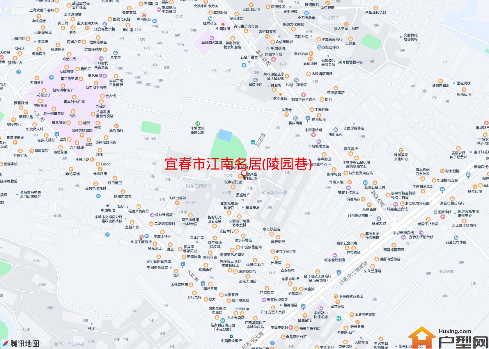 江南名居(陵园巷)小区 - 户型网