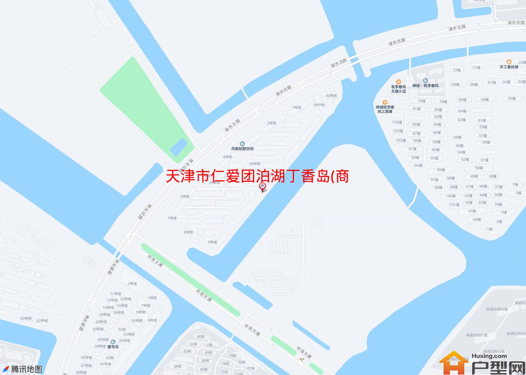 仁爱团泊湖丁香岛(商住楼)小区 - 户型网