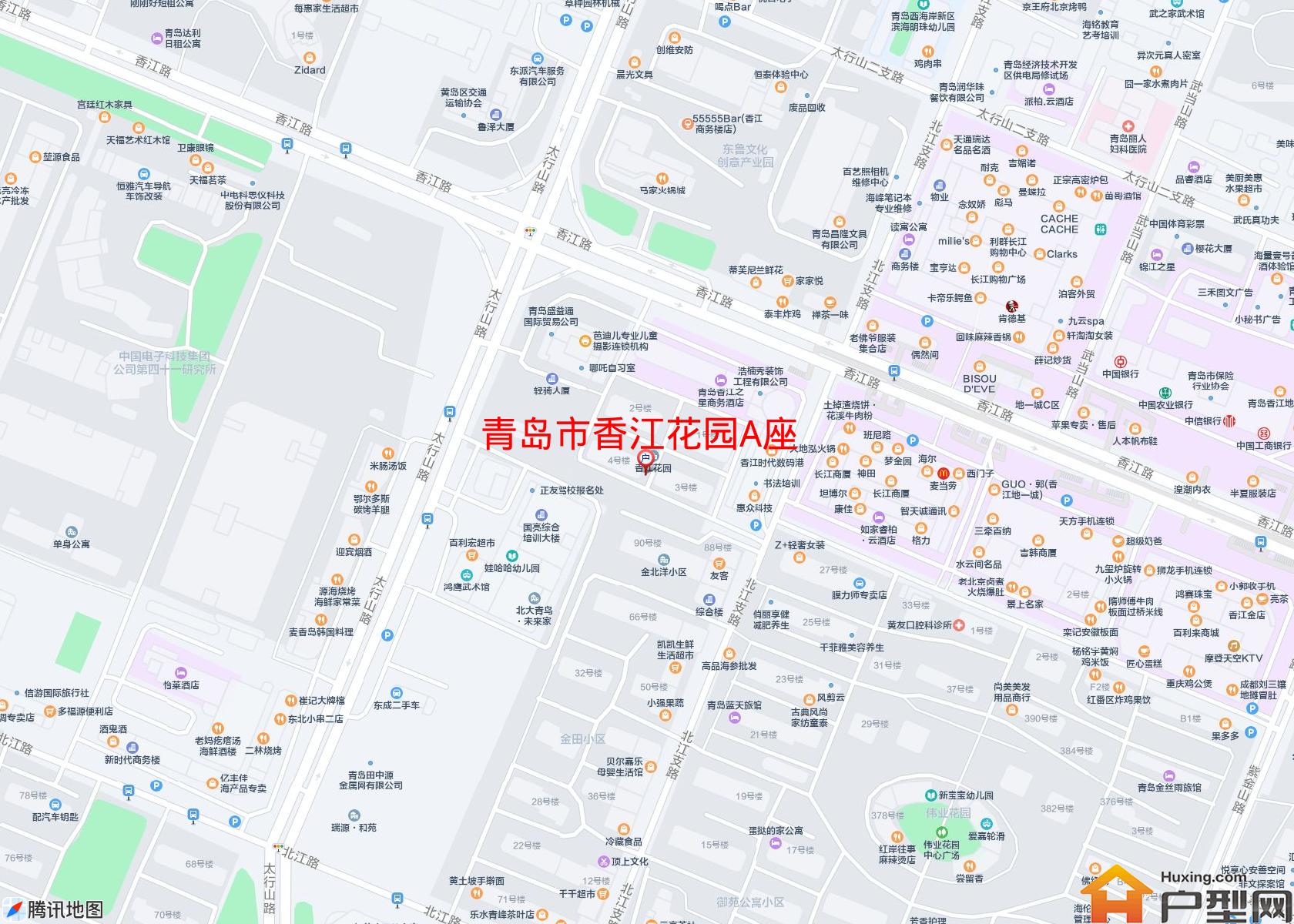香江花园A座小区 - 户型网