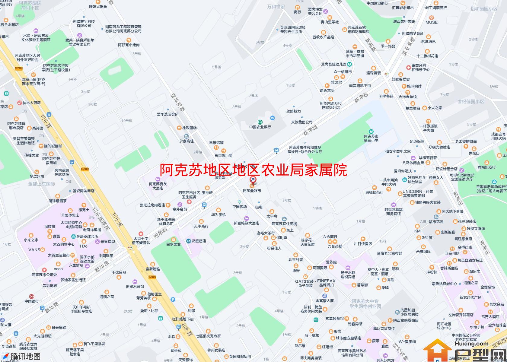 地区农业局家属院(栏杆路)小区 - 户型网