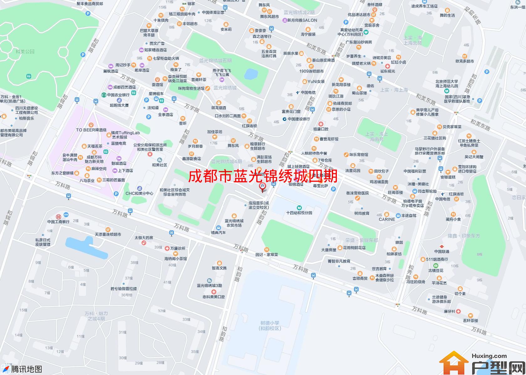 蓝光锦绣城四期小区 - 户型网