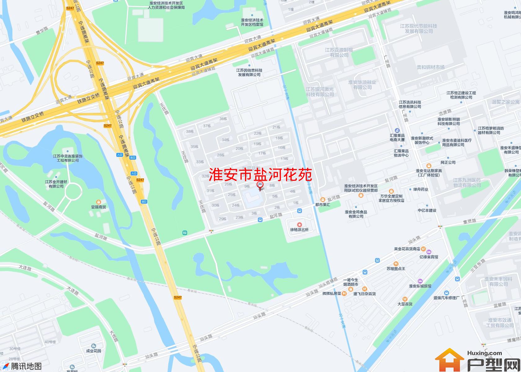 盐河花苑小区 - 户型网