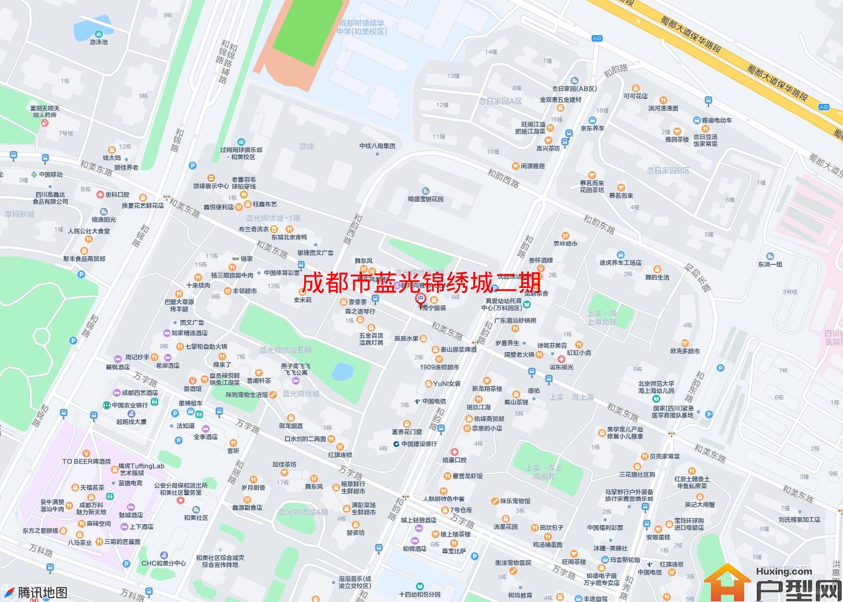 蓝光锦绣城二期小区 - 户型网
