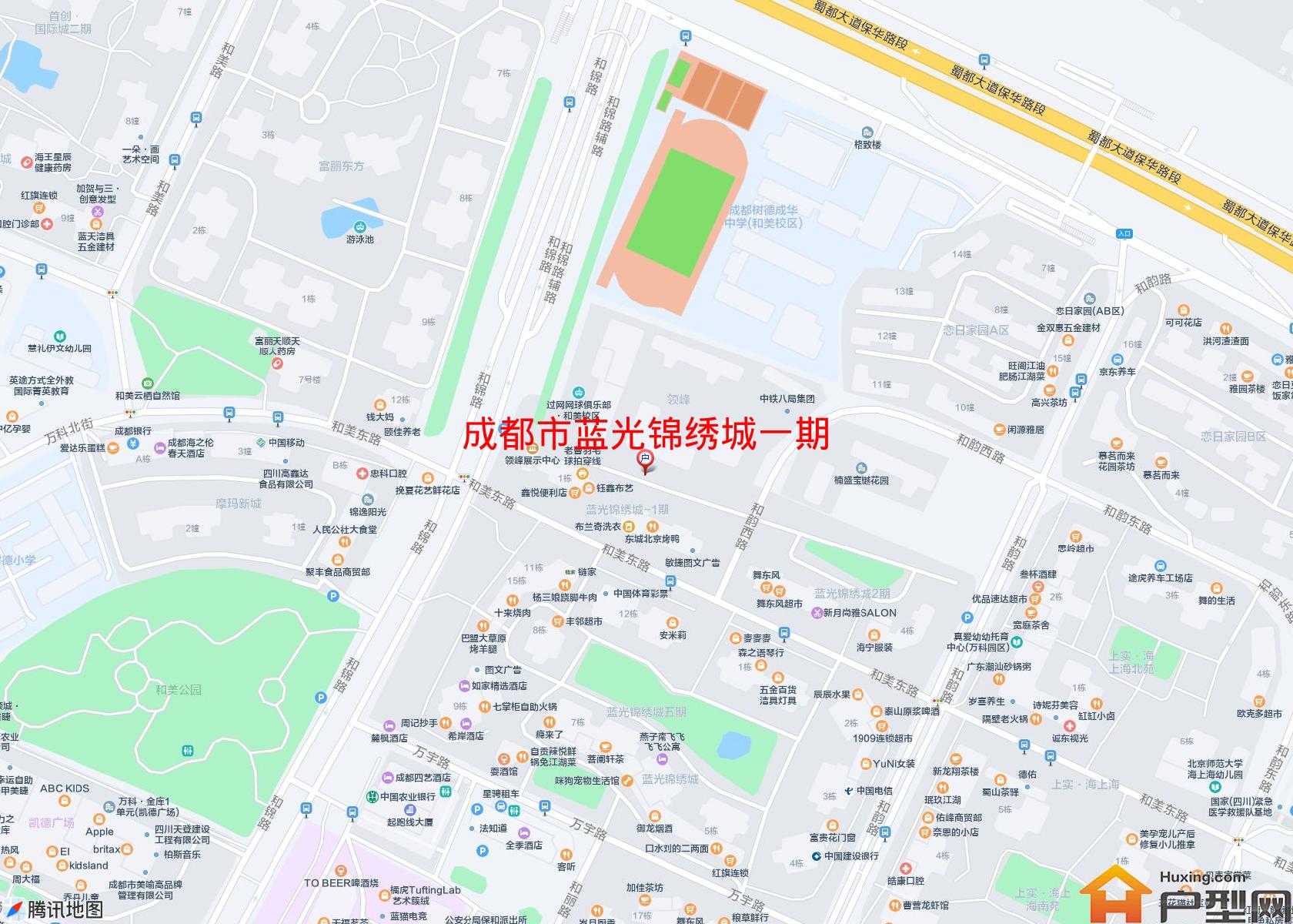 蓝光锦绣城一期小区 - 户型网