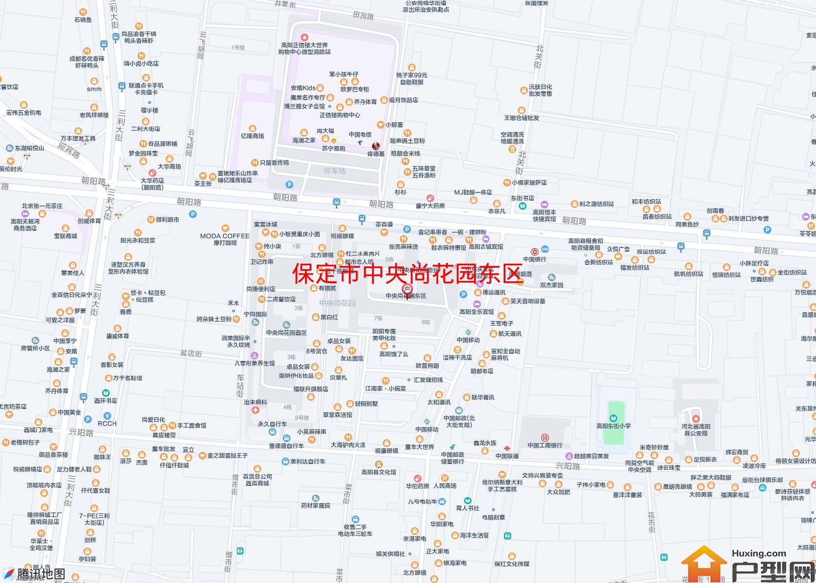 中央尚花园东区小区 - 户型网