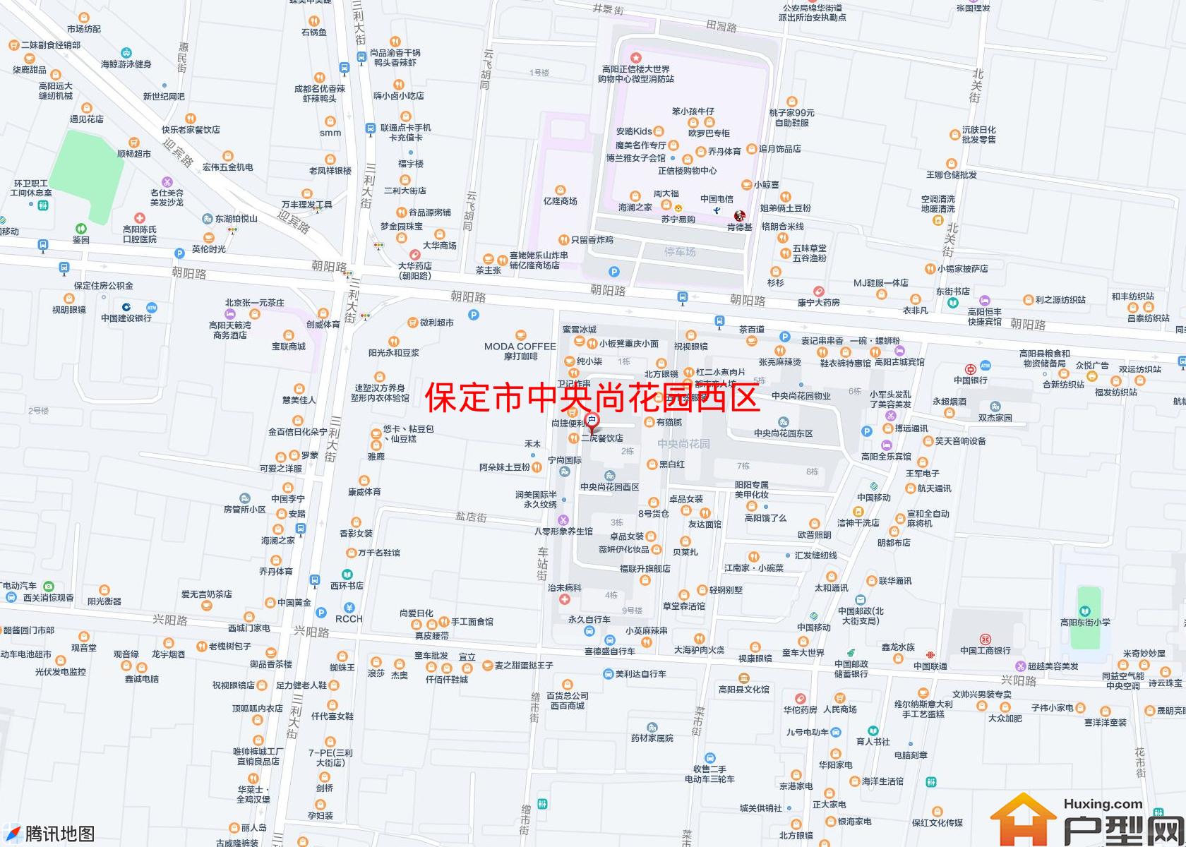 中央尚花园西区小区 - 户型网