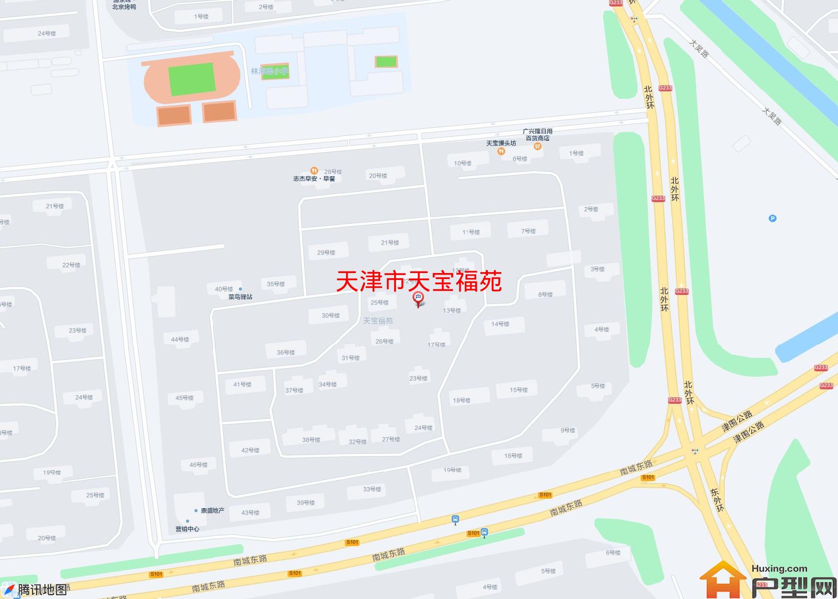 天宝福苑小区 - 户型网