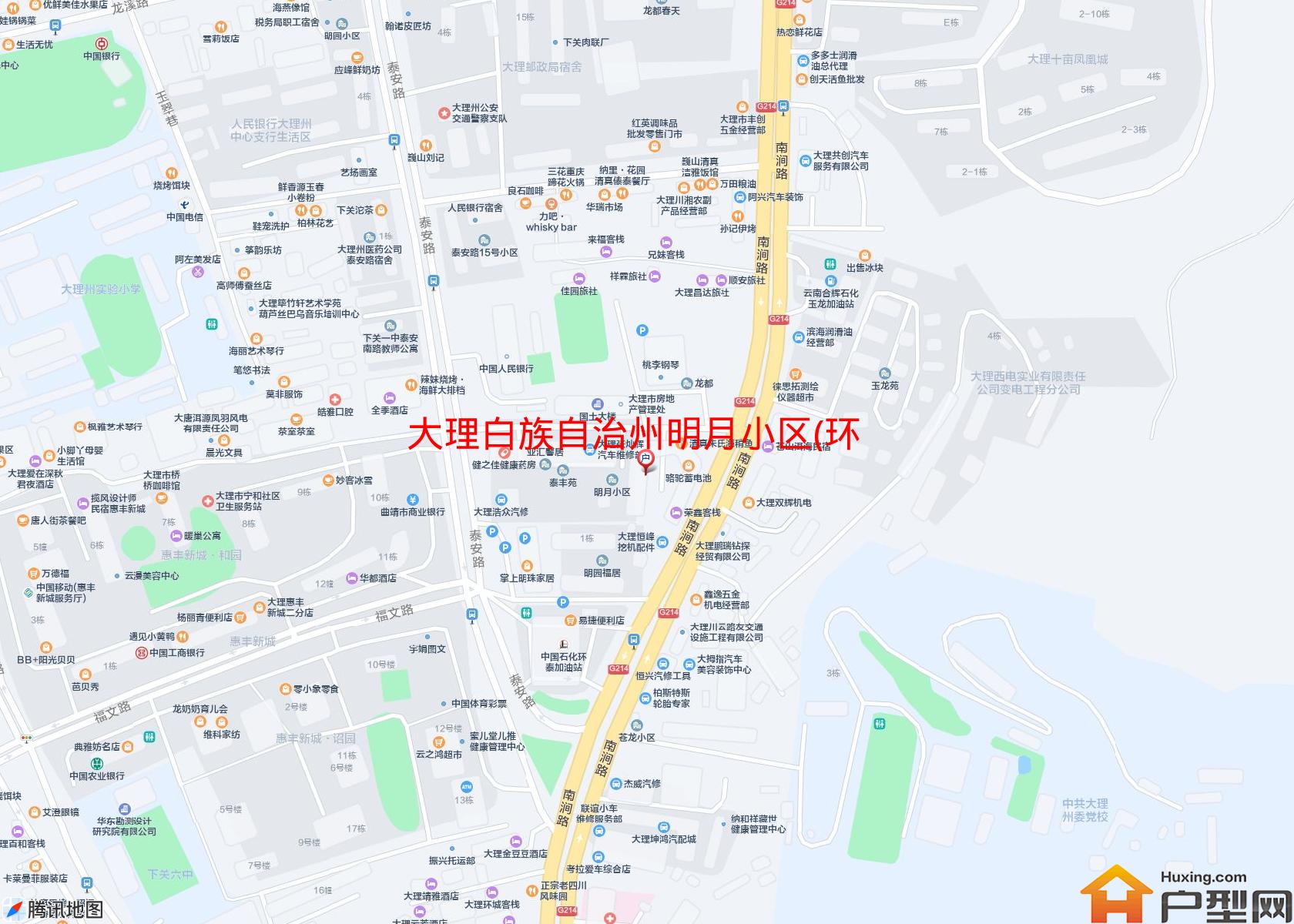 明月小区(环城南路18号)小区 - 户型网