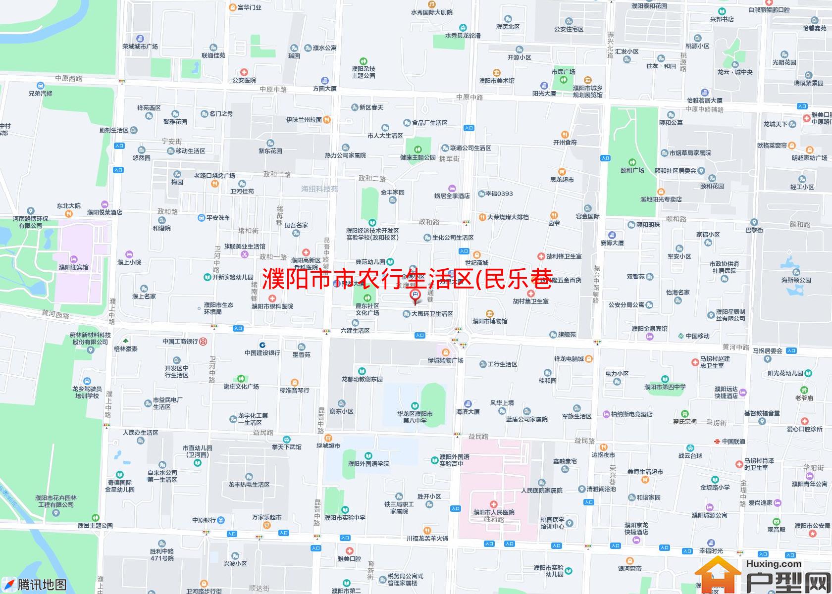 市农行生活区(民乐巷1号)小区 - 户型网