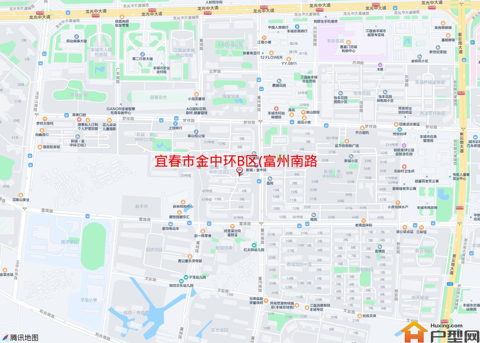 金中环B区(富州南路B60号)小区 - 户型网