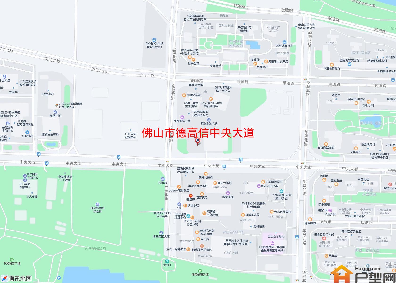德高信中央大道小区 - 户型网