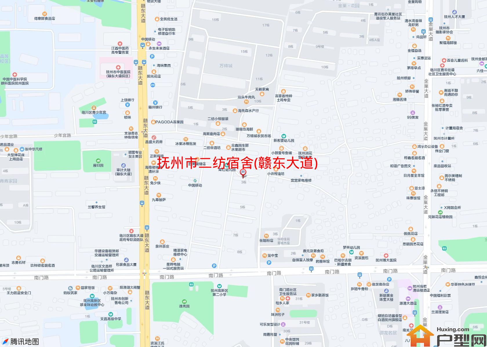 二纺宿舍(赣东大道)小区 - 户型网