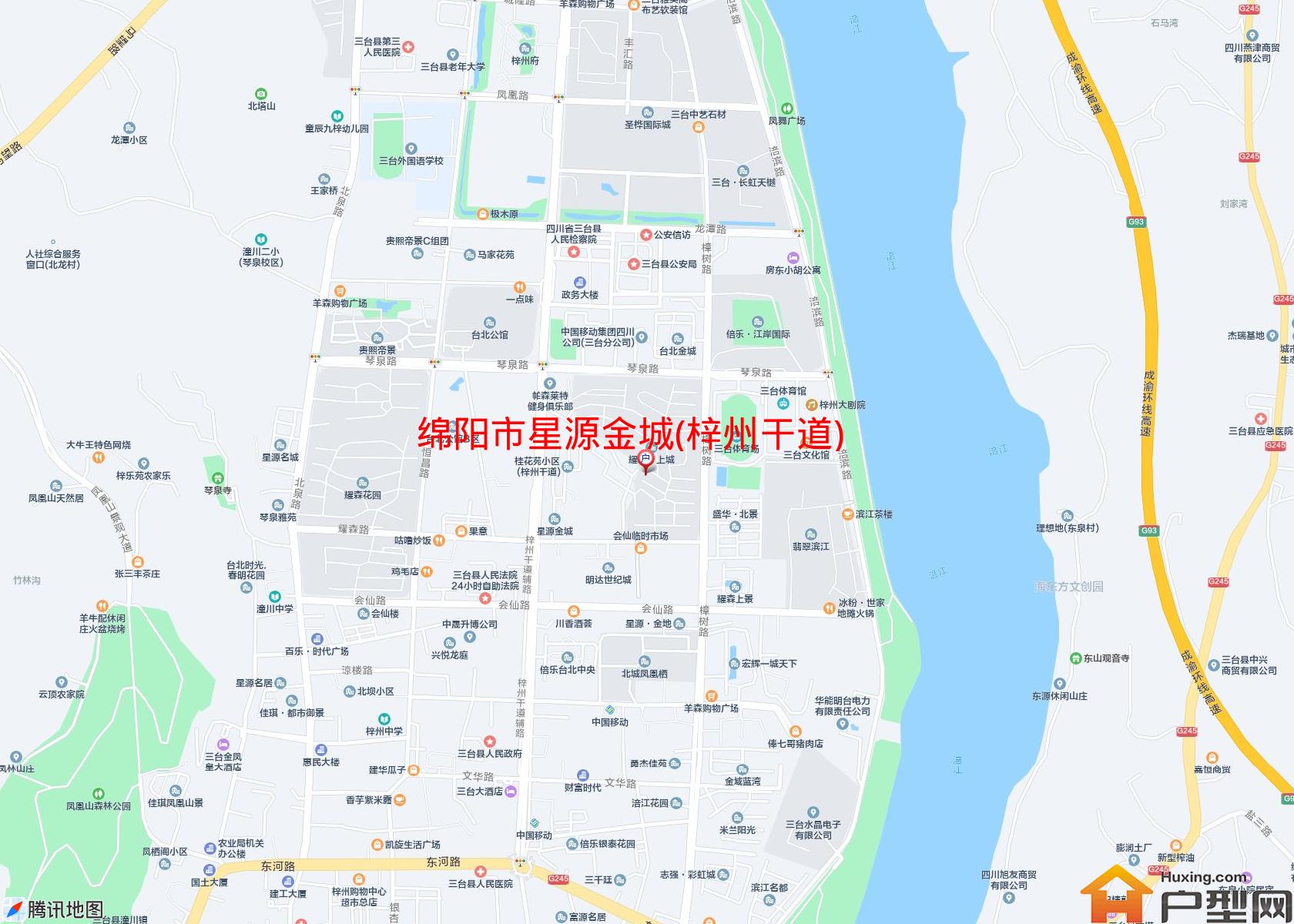 星源金城(梓州干道)小区 - 户型网