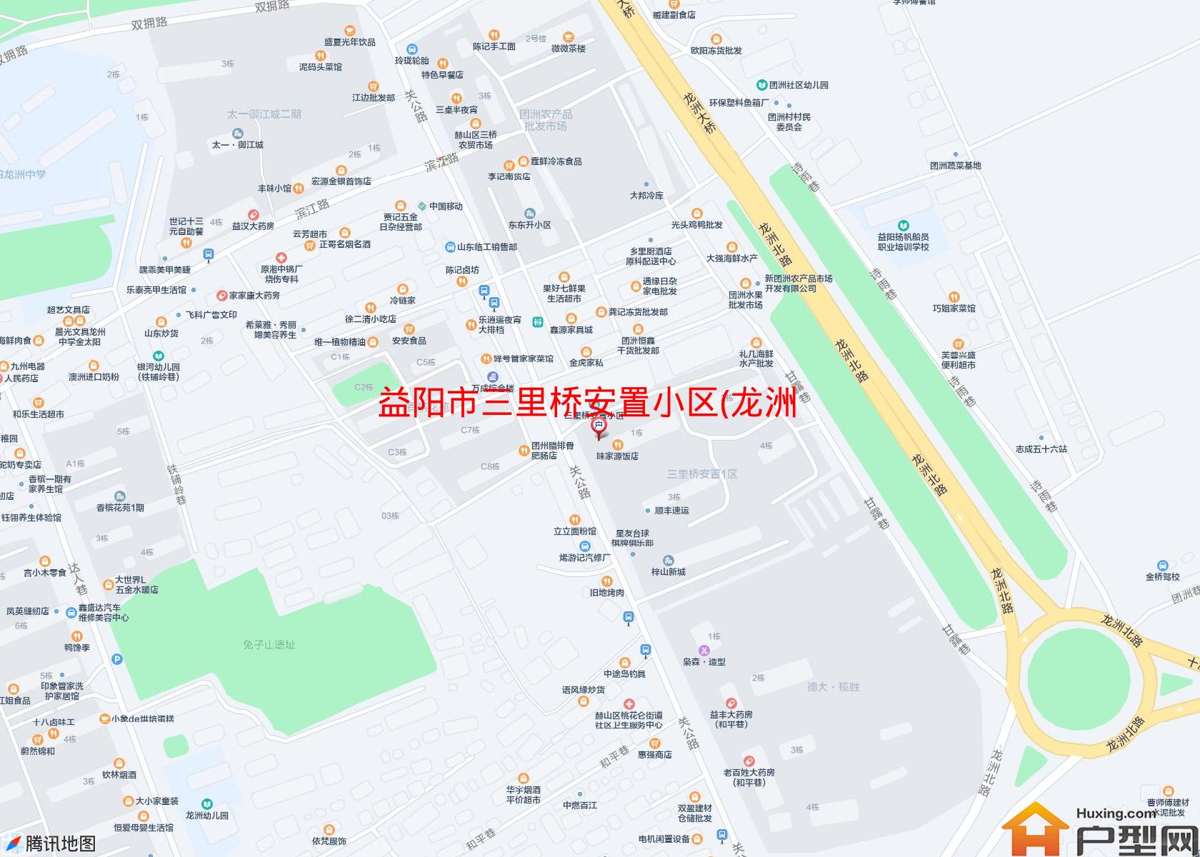 三里桥安置小区(龙洲北路)小区 - 户型网