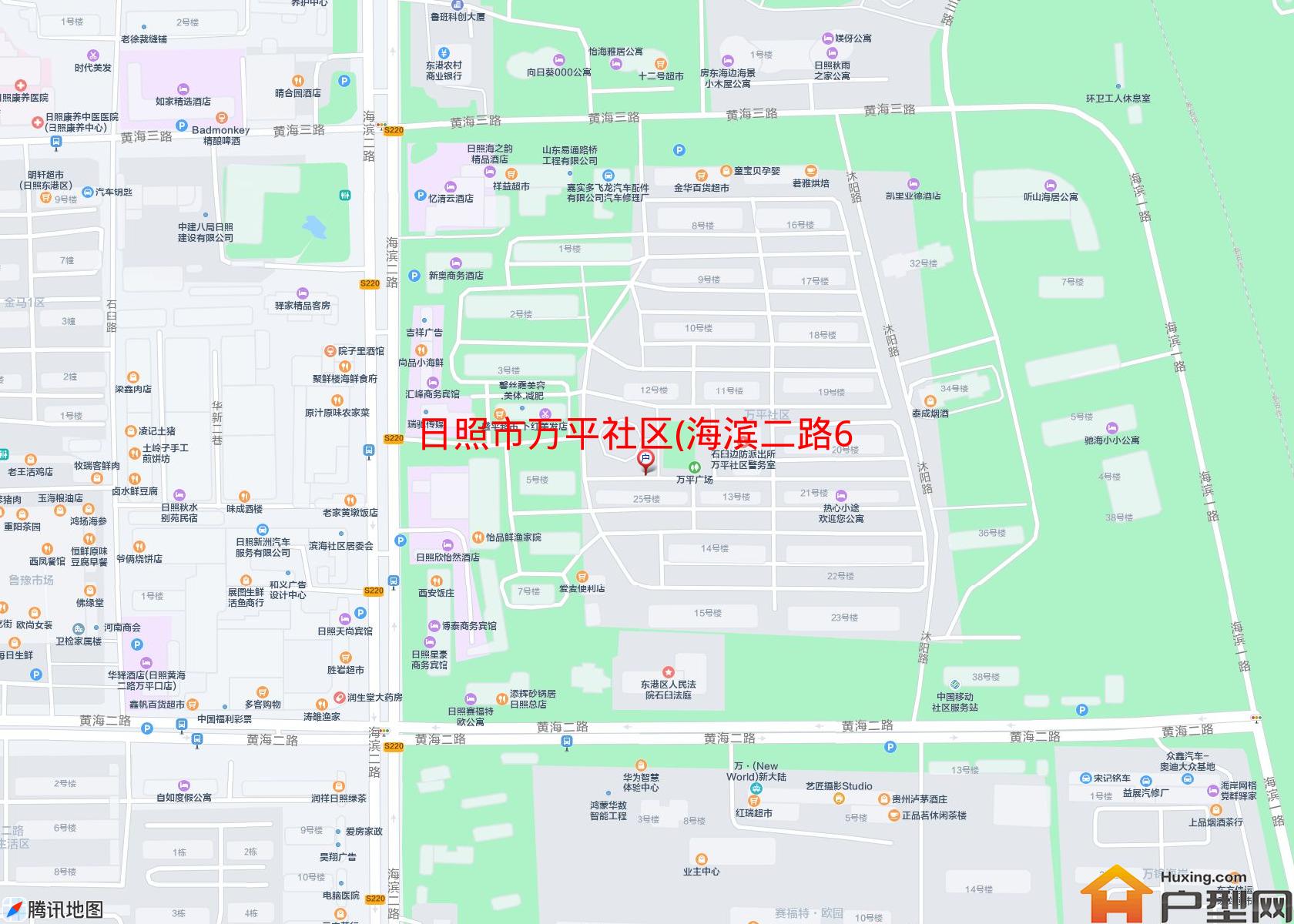 万平社区(海滨二路66号)小区 - 户型网