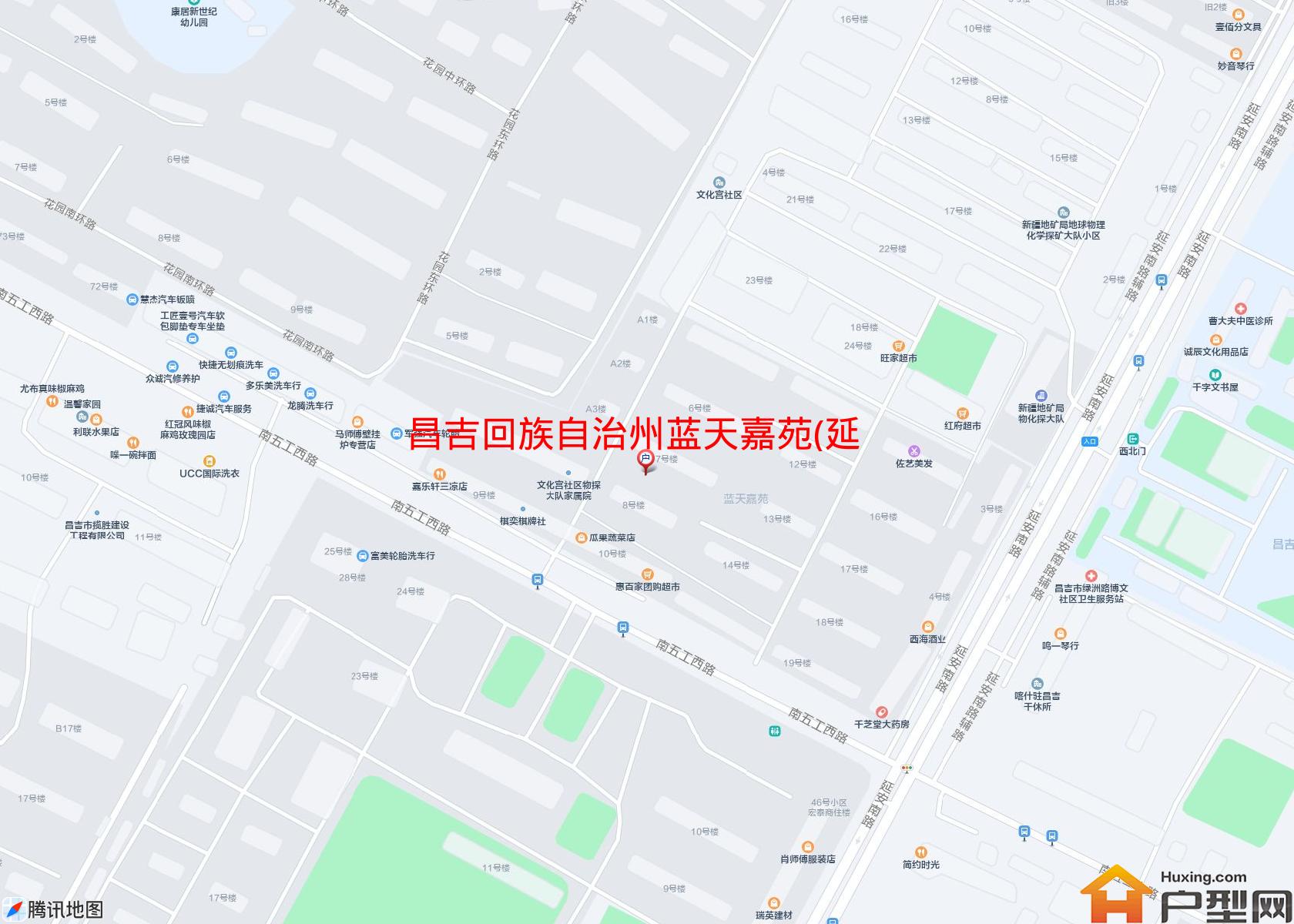 蓝天嘉苑(延安南路119号)小区 - 户型网