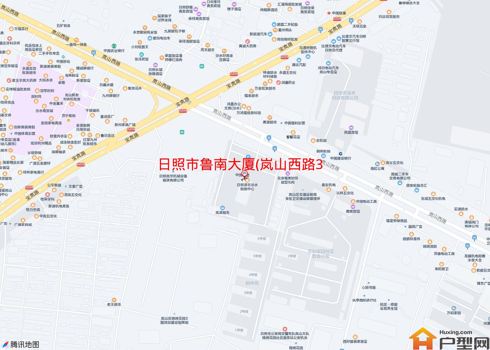 鲁南大厦(岚山西路352号)小区 - 户型网