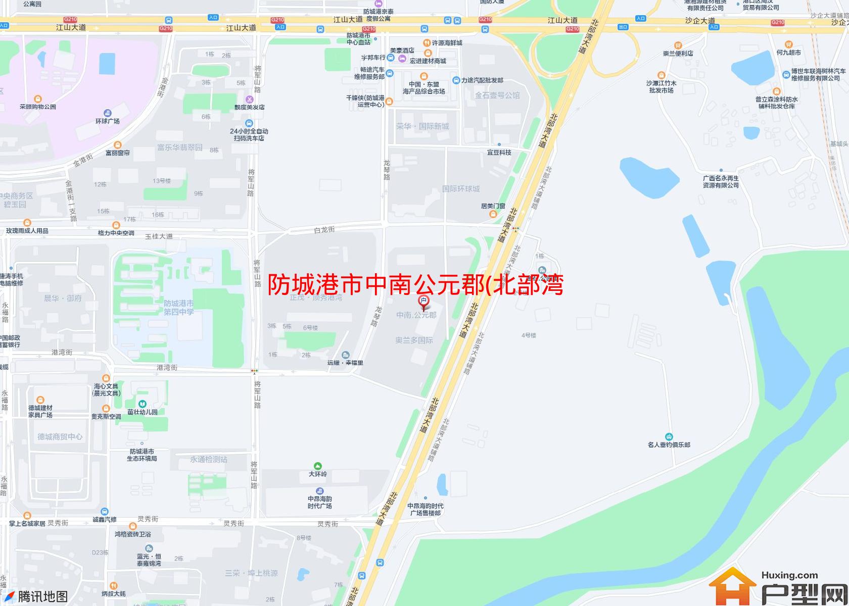 中南公元郡(北部湾大道)小区 - 户型网