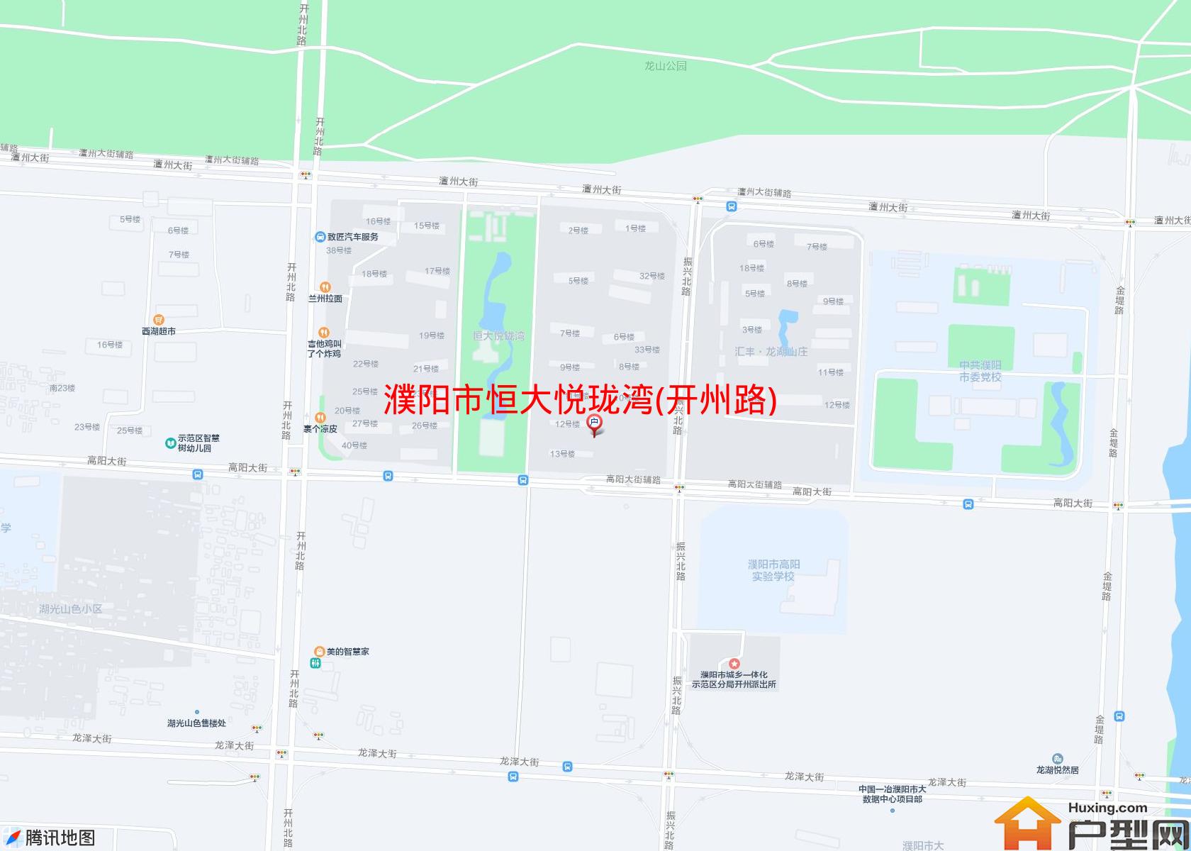 恒大悦珑湾(开州路)小区 - 户型网