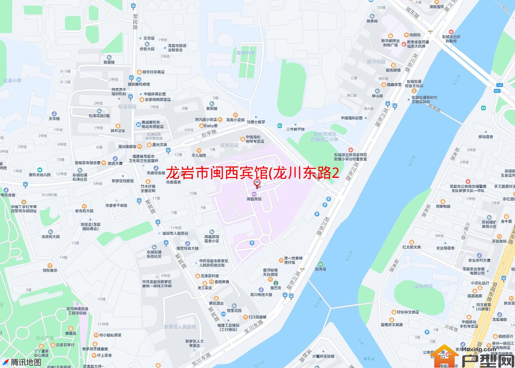 闽西宾馆(龙川东路28号)小区 - 户型网